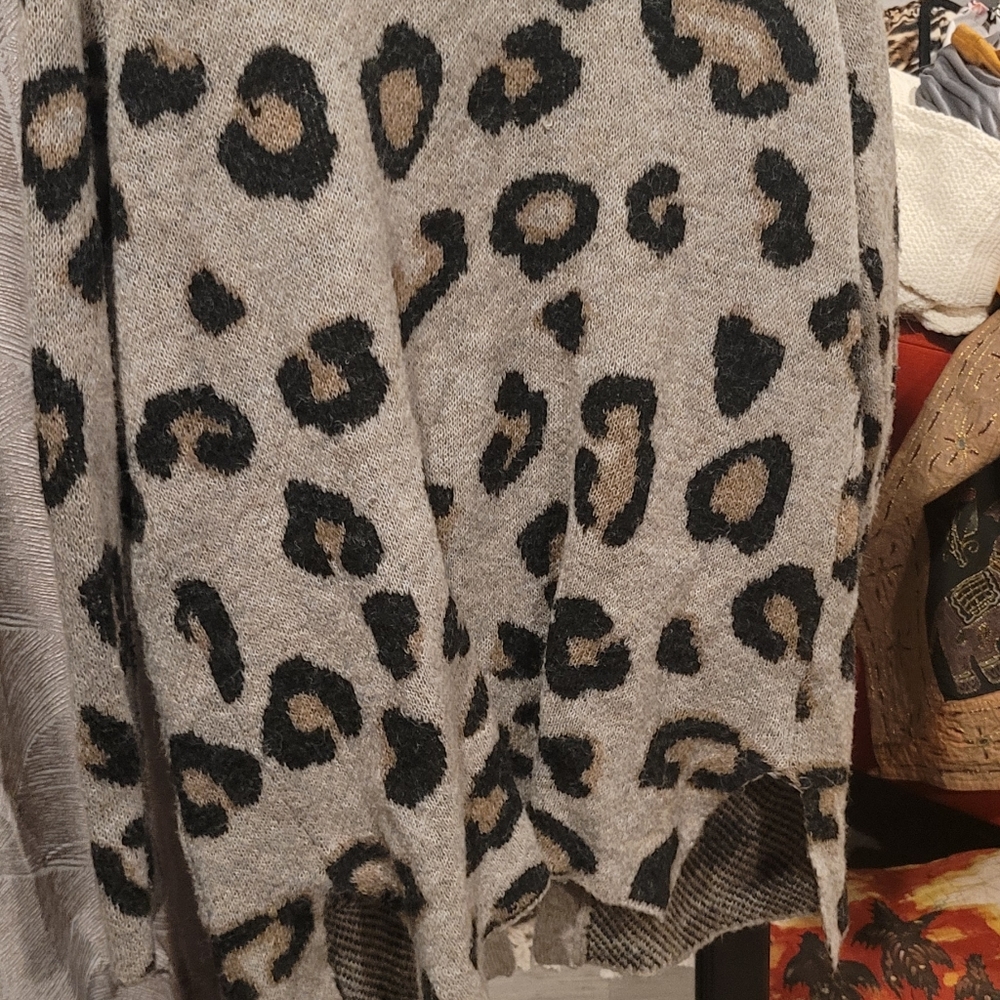 Greige Leopard Sweater